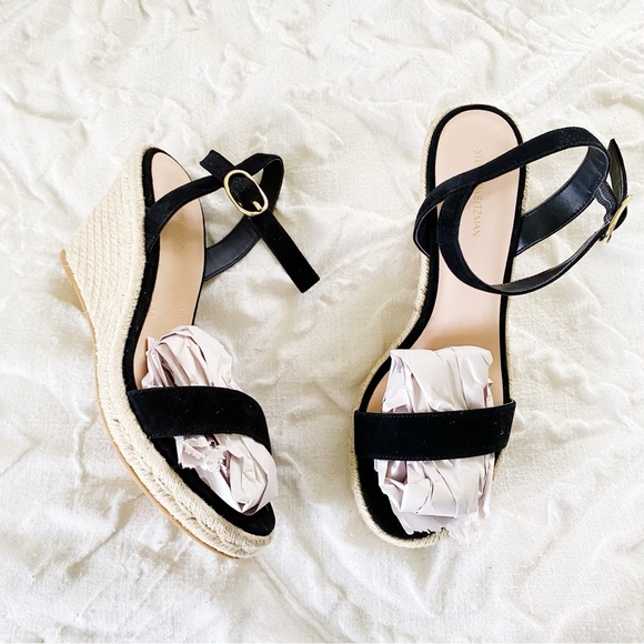Stuart Weitzman Teddi Wedge Sandal Size 9 New - Picture 5 of 10
